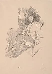 Walter Sickert by James McNeill Whistler (American, 1834–1903)