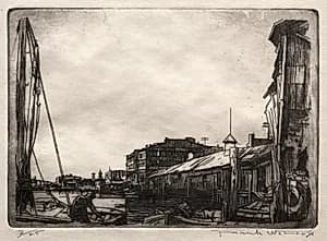 Waterfront by Frank Wilcox (American, 1887–1964)