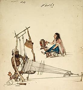 Weaving and Spinning by Kehar Singh (Indian)