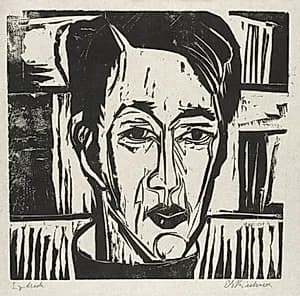 Wehrlin, Facing front by Ernst Ludwig Kirchner (German, 1880–1938)