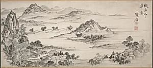 West Lake by Ike Taiga (Japanese, 1723–1776)