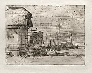 West Pier by Otto H. Bacher (American, 1856–1909)