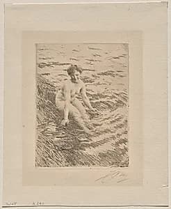 Wet by Anders Zorn (Swedish, 1860–1920)