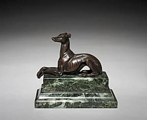 Whippet by Pierre Jules Mène (French, 1810–1879)