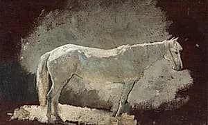 White Mare by Winslow Homer (American, 1836–1910)