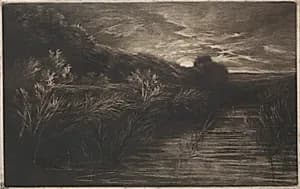 Winchelsea Canal by Francis Seymour Haden (British, 1818–1910)
