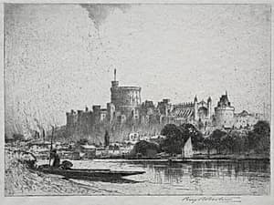 Windsor Castle by Percy Robertson (British, 1868–1934)