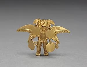 Winged Figure Pendant by Unknown Artist