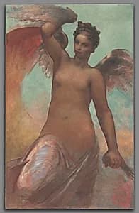 Winged Fortune by William Morris Hunt (American, 1824–1879)