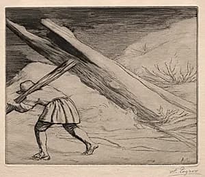 Winter (1st Plate) by Alphonse Legros (French, 1837–1911)
