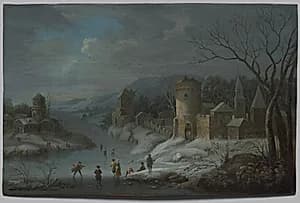 Winter Landscape by Jan Griffier (Dutch, 1648–1718)