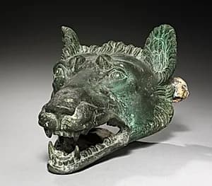 Wolf-Head Barge Fixture by Unknown Artist