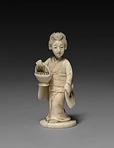 Woman Carrying a Basket by Unknown Artist