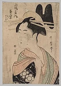 Woman of the Yoshiwara by Kitagawa Utamaro (Japanese, c. 1754–1806)