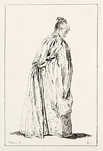 Woman Standing by François Boucher (French, 1703–1770)