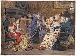 Women in an Interior