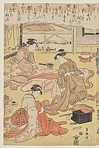 Women Making Clothing by Utagawa Toyokuni (Japanese, 1769–1825)