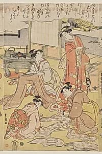 Women Making Clothing by Utagawa Toyokuni (Japanese, 1769–1825)