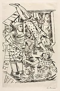 Women's Bath by Max Beckmann (German, 1884–1950)