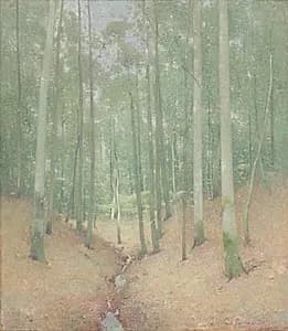 Wood Interior by Emil Carlsen (American, 1848–1932)