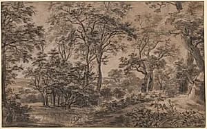 Wooded Landscape by Anthonie Waterloo (Dutch, 1609/10–1690)