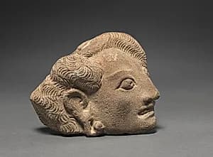 Yakshini's Head by Unknown Artist