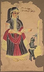Yasoda and Krishna by Unknown Artist