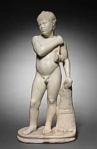 Youth with Jumping Weights by Unknown Artist