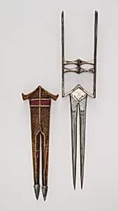 Dagger (Katar) with Sheath by Unknown Artist