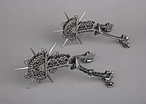 Pair of Rowel Spurs by Unknown Artist