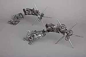 Pair of Rowel Spurs by Unknown Artist