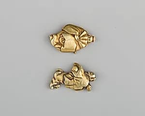 Pair of Sword-Grip Ornaments (Menuki) by Unknown Artist