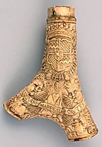 Powder Flask of Jacques de Silly (1513–1571) by Unknown Artist