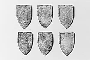 Six Armor Scales by Unknown Artist