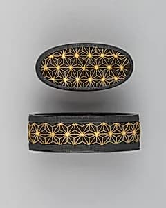 Sword-Hilt Collar and Pommel (Fuchigashira) by Unknown Artist