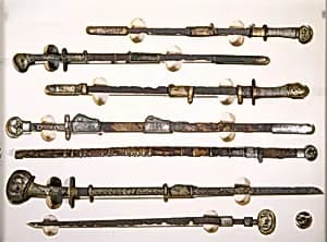 Sword with Scabbard Mounts by Unknown Artist