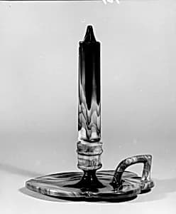 Candlestick and Candle by Unknown Artist
