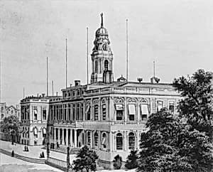 City Hall, New York by Unknown Artist