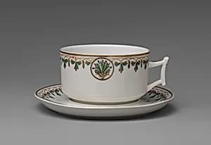Coffee Cup and Saucer by Union Porcelain Works