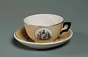 Cup and Saucer by Glasgow Pottery Company