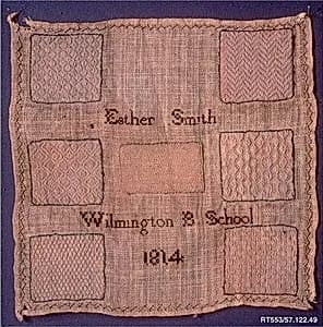 Darning sampler by Esther Smith