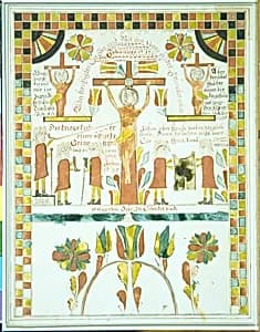 Drawing of the Crucifixion by Unknown Artist