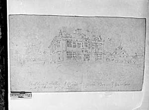 Felbrigg Hall, Southwest View (Gloria Deo in Excelsis), Seat of the Honorable William Windham (from McGuire Scrapbook) by William Windham