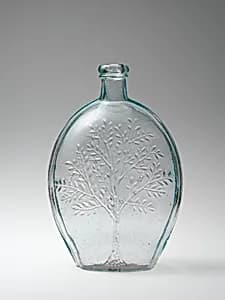 Figured flask by Unknown Artist