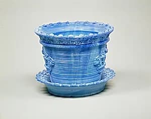 Flowerpot and stand by Boston & Sandwich Glass Company