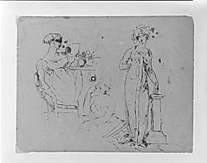 (From Sketchbook) by Thomas Sully