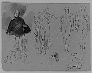 (From Sketchbook) by Thomas Sully