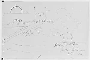 Golden Gate, 1904 (from Sketchbook) by Mary Newbold Sargent