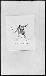 "Kean as Richard Third" (from Sketchbook) by John William Casilear