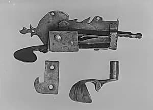 Latch Lock, Key, and Catch by Unknown Artist